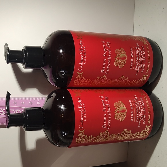 Crabtree & Evelyn Other - 2 Crabtree & Evelyn Brown Sugar & Caramelised Fig Hand Wash 16.9 FL Oz Each
